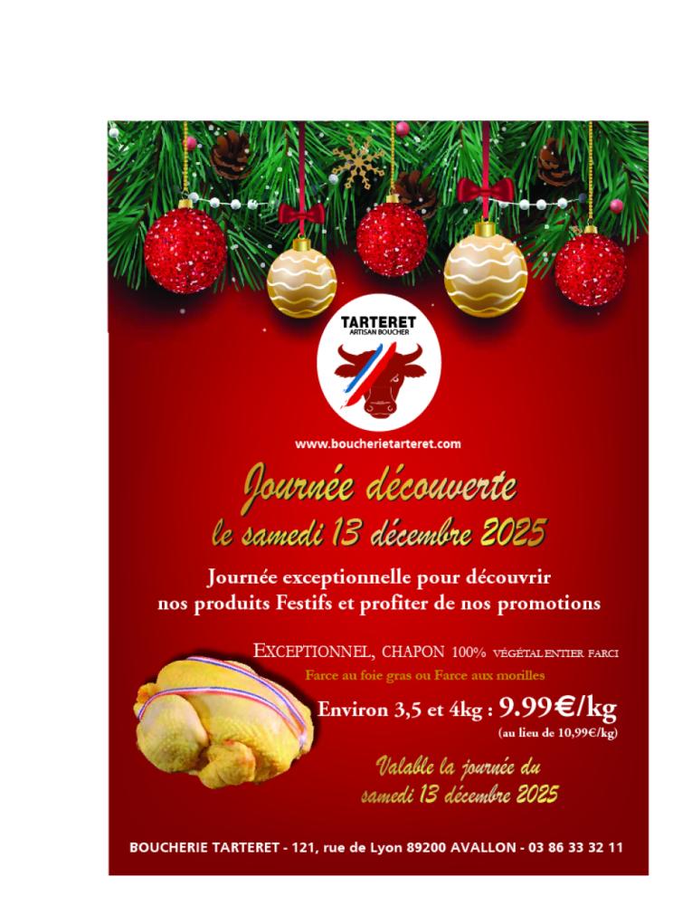 Journée découverte du Samedi 13 Décembre 2025